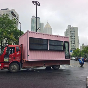 DYCE3 Maison préfabriquée modulaire extensible de luxe contemporaine de haute qualité en acier léger portable <span class=keywords><strong>rose</strong></span> créative - Product Image 3