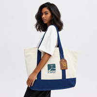 Sacs fourre-tout surdimensionnés personnalisés avec logo, en toile de coton réutilisable, grand sac de courses sportif pour le yoga et le pilates