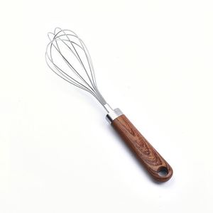 Kitchen Gadgets Stainless Steel Egg Beater Set <b>Wooden</b> Handle Miscellaneous Baking Utensils Pizza Cheese Knife Small Utensils - Product Image 4