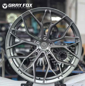 Jantes en alliage forgé sur mesure gris canon 18 19 20 21 pouces 5x112 5x114.3 5x120 pour Tesla Y Performance <span class=keywords><strong>BMW</strong></span> X5 M50i <span class=keywords><strong>E60</strong></span> M4 M3 325i 430i - Product Image 1