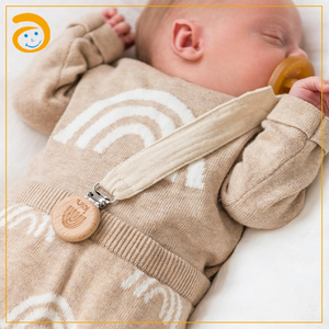 Bán buôn đầy màu sắc chất lượng cao Cotton Linen bé vòng núm vú chuỗi <span class=keywords><strong>Clip</strong></span> - Product Image 5