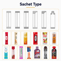 Machine d'emballage automatique multi-voies pour sachets de jus de fruits liquides, machine d'emballage verticale pour sachets stick de gel énergétique sportif