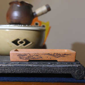 Maceta Rectangular para Bonsái de Arcilla Morada Hecha a Mano, con Retención de Agua, para Mesa, Estilo Su Bing - Product Image 1