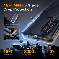 Étui MOBOSI Z Fold7 avec support rotatif, protection d'écran anti-espion, TPU+PC, peinture UV, compatible charge sans fil, qualité militaire