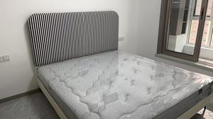 <span class=keywords><strong>Cama</strong></span> de tela Retro francesa, apartamento pequeño de lujo sencillo, dormitorio principal, <span class=keywords><strong>cama</strong></span> doble de <span class=keywords><strong>segunda</strong></span> <span class=keywords><strong>mano</strong></span> con característica ajustable, borde suave - Product Image 6