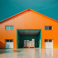 Bâtiment d'entrepôt en structure métallique, usine préfabriquée, installation industrielle avec conception structurelle personnalisée