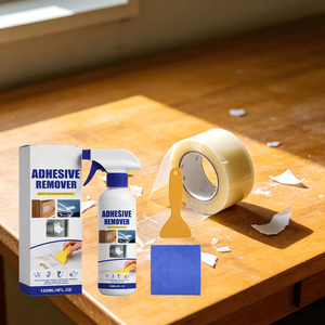 Spray Rimuovi Adesivi Rapido <span class=keywords><strong>per</strong></span> Nastro, Cera e Residui di Colla - Non Lascia Residui - Funziona su Vetro, Vinile, Metallo - Product Image 3