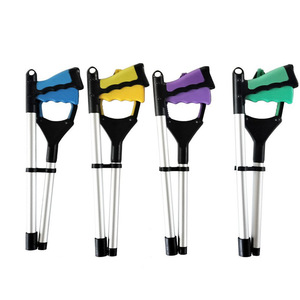 Herramienta de agarre de plástico ajustable, recogedor de basura y pinzas para basura, tijera de garra superior para recoger basura, pinza de Clip - Product Image 4