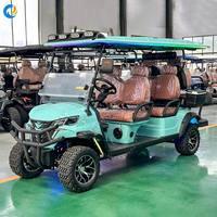 Voiturette de golf électrique longue portée homologuée pour la route, certifiée CE, 6 places, pour quartiers, campus et propriétés – Vente en gros