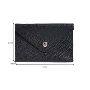 Porte-monnaie en cuir véritable OEM ODM pour femmes, mini porte-cartes, petit portefeuille pour monnaie, 12x8.5x0.5cm, imperméable, mode, usage quotidien - Product Image 5