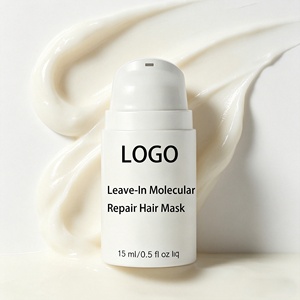 Masque capillaire réparateur moléculaire sans rinçage breveté pour cheveux secs, frisés et abîmés – Répare les dommages causés par la décoloration <span class=keywords><strong>en</strong></span> 4 minutes - Product Image 1