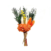 Petit bouquet de fleurs séchées pour demoiselle d'honneur, boutonnière du marié, mariage champêtre