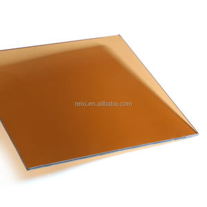 Verre réfléchissant bronze foncé de 3 mm à 10 mm pour mur-rideau et applications solaires, qualité professionnelle, tempérable - Product Image 1