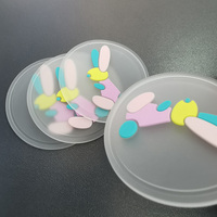 Vente en gros, caoutchouc de silicone, pvc souple, patch de trou de port d'écouteur 20mm étoile OEM bienvenue