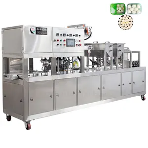 Cooked Quail Eggs Counting Tray Packing Brine Liquid Filling Sealing Machine