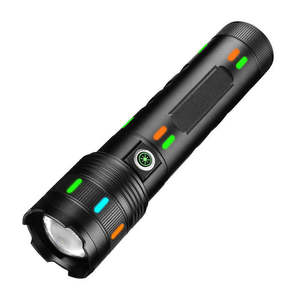 Có Thể Sạc Lại Số Hiển Thị Trắng Laser LED 800M Phạm Vi Ngoài Trời Đèn Pin Nhôm Hợp Kim Đèn Pin Huỳnh Quang Dải Torch - Product Image 1