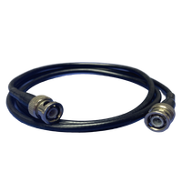 Cable de Señal Coaxial de Baja Atenuación con Conectores BNC/SMA/M5, Impedancia de 50 Ohmios, 1 Año de Garantía para Pruebas de Emisión Acústica