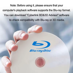 <span class=keywords><strong>Lecteur</strong></span> de disques <span class=keywords><strong>Blu</strong></span>-<span class=keywords><strong>ray</strong></span> <span class=keywords><strong>externe</strong></span>, lecture/écriture, compatible avec les graveurs <span class=keywords><strong>Blu</strong></span>-<span class=keywords><strong>ray</strong></span>, compatible USB 3.0 et Type-C - Product Image 5