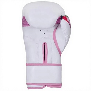 Gants de boxe en cuir personnalisables avec évacuation de l'humidité et fermeture à crochet et boucle-Différentes couleurs disponibles de haute qualité - Product Image 3