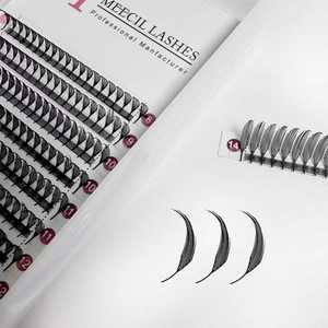 Cils en éventail pré-faits Meecillashes <span class=keywords><strong>Anime</strong></span> Spire Lash, nouveau design, pour extensions de cils en plumes de cachemire douces, C/D, style comic - Product Image 2