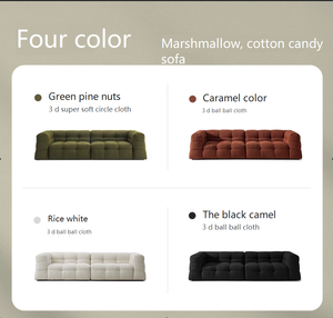 ATUNUS-Canapé Comodo pour Femme, Canapé de Salle de Cinéma Rojo oficina Ejecutiva, Appartamento de Sala de Estar Conjunto de Sofa de Tela Moderno - Product Image 6