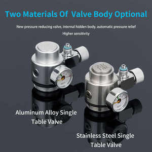 ZRDR akvaryum <span class=keywords><strong>DIY</strong></span> CO2 jeneratör sistemi kiti ile basınç hava akış ayarı su tesisi balık akvaryumu Co2 ValveCo2 gaz silindiri - Product Image 4