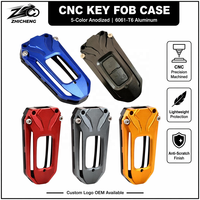 Boîtier de clé de commande en aluminium Zhicheng de haute qualité, anodisé, multicouche, usiné CNC de haute précision, couleurs personnalisables pour PCX