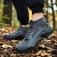 Chaussures de Course Tout-Terrain pour Hommes, Chaussures de Sport d'Extérieur, Randonnée Anti-Dérapantes Légères pour Camping et Alpinisme