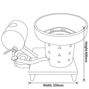 Poêle compact à huile usagée, chauffage portable avec souffleur réglable pour camping extérieur et urgence en tente - Product Image 4