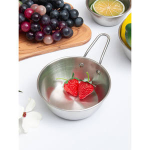 14 cm All Stainless Handle Ball <b>Sauce</b> <b>Pan</b> - Product Image 1