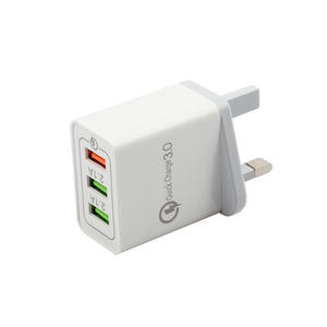Cargador de pared USB para teléfono inteligente, estación de carga de 27W, 3 usb, portátil, para la UE - Product Image 3