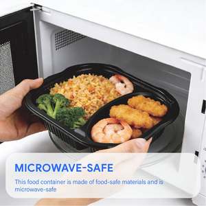 Envase de Plástico para Comida para Llevar con 1/2/3 Compartimentos, con Logotipo y Tamaño Personalizados, Envase Desechable de PP - Product Image 5