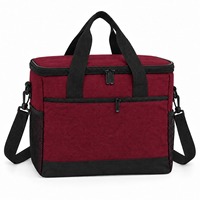 Sac à déjeuner de bureau, avec poche avant zippée et bandoulière, vente en gros directe d'usine OEM ODM