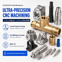Pièces en laiton filetées intérieures sur mesure, pièces mécaniques de haute précision, services d'usinage CNC en aluminium