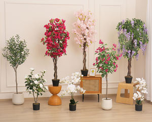 Vendita calda albero artificiale di seta Glicine albero per la decorazione dell'interno - Product Image 5