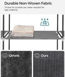 Armario y armario portátil para dormitorio cubierta de tela no tejida para perchero bolsa de almacenamiento de <span class=keywords><strong>ropa</strong></span> - Product Image 4