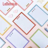 Bloc-notes personnalisé de haute qualité OEM, bloc-notes en papier avec motif de fruits, 50 feuilles, pour usage au bureau