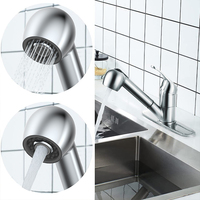 Offre Spéciale Chrome Poli 2 Fonctions Rainshower Cuisine Pulvérisateur Économie D'eau Robinet Main Pluie Douche Simple pour Appartements