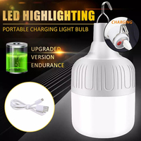 Prix d'usine 10W 20W 30W 40W 50W 9W 15W 25W 36W Ampoule LED d'urgence en forme de T Ampoule LED rechargeable