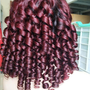 Fumi onda sciolta 4x4 <span class=keywords><strong>borgogna</strong></span> 1b/99j brasiliano grezzo indiano fornitore di capelli umani trasparente hd pizzo frontale chiusura parrucca - Product Image 2