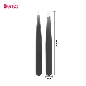 Pince <span class=keywords><strong>à</strong></span> <span class=keywords><strong>épiler</strong></span> pour sourcils en acier inoxydable, pointe inclinée et incurvée, outil de dépoillement des sourcils durable et tendance - Product Image 6