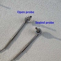 Sonde de température PT100 EGT Thermocouple de type K Radian 100 90 Sonde 50mm Acier inoxydable IP65 Jaune Prise mâle femelle
