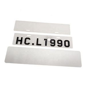 Lettres et chiffres personnalisés en acrylique pour plaques d'immatriculation de voiture, de moto et de <span class=keywords><strong>remorque</strong></span> - Product Image 2