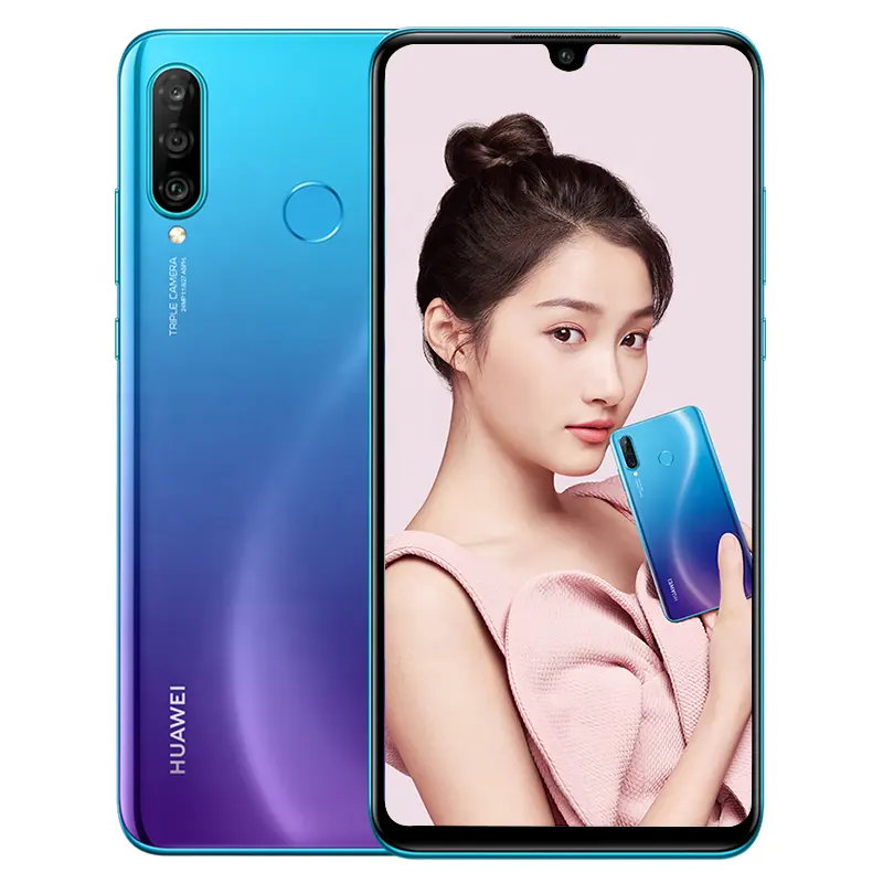 Unlock Huawei P30lite 6+128G Moble Android 9.0 6.15 inches Hybrid Dual SIM Original Cell Phone Low Moq wholesales price
