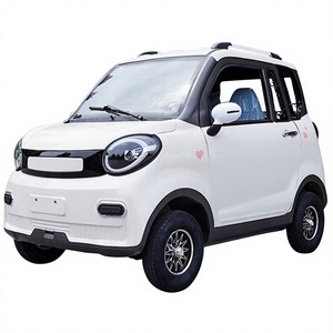 BRT 2026 Coche Eléctrico Compacto Azul Claro con Detalles Negros y Llantas de Aleación, Vehículo Eléctrico Familiar de Nueva Energía para Mujer, Totalmente Cerrado - Product Image 2