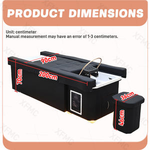 Table de massage électrique thaïlandaise pour lavage des cheveux Tête de spa pour thérapie par la circulation de l'eau Lit pour cils Pédicure Shampooing Bol Lit avec cuiseur vapeur - Product Image 6