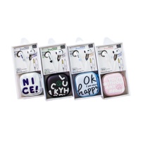 Audífonos KIKI-415 con Cable, Diseño Kawaii, para Juegos y Música, con Micrófono, para iPhone 4, 5, 6 y S