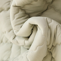 Ensemble de couvre-lit matelassé uni à points de croix, 3 pièces, protection de matelas, prix de gros, pour toutes les saisons
