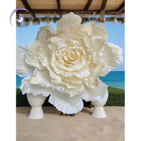 Décorations de mariage élégantes de fleurs en papier géantes Décorations de mariage élégantes et luxueuses