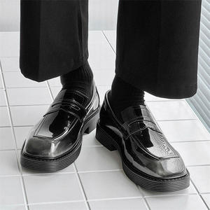 Zapatos de Vestir de Negocios de Alta Calidad, Modernos, de Cuero Genuino, con Malla Italiana, Retro, Transpirables, Ligeros, con Suela Plana - Product Image 6